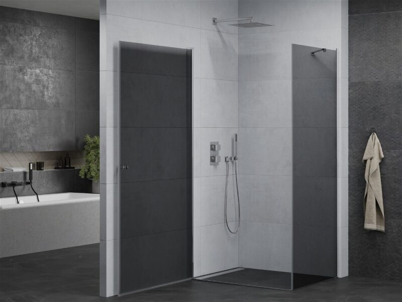 MEXEN/S - Pretória sprchovací kút 100x80, grafit, chróm 852-100-080-01-40 MEXEN/S - Pretória sprchovací kút 100x80, grafit, chróm 852-100-080-01-40
