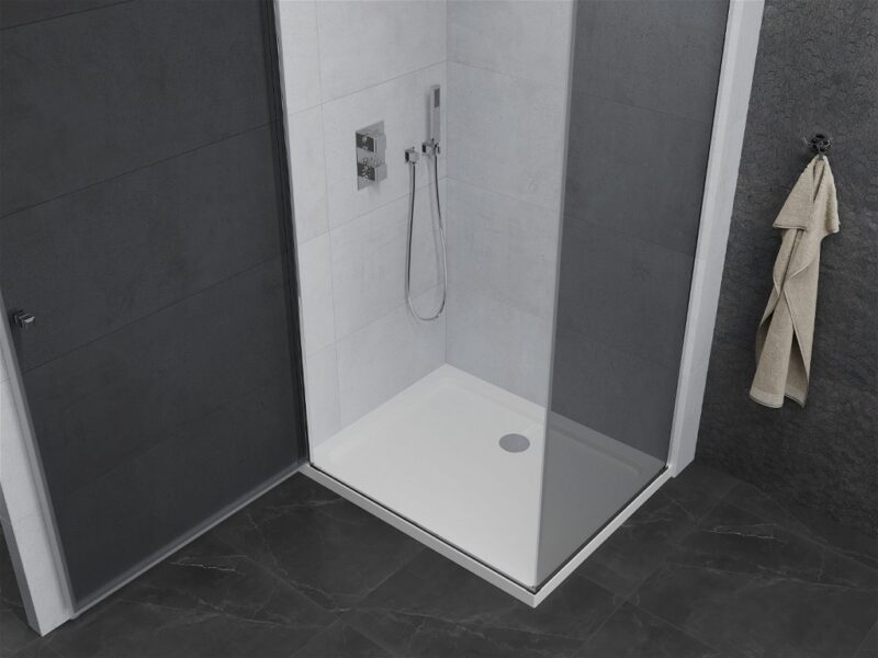 MEXEN/S - Pretória sprchovací kút 100x80, grafit, chróm + sprchová vanička vrátane sifónu 852-100-080-01-40-4010 MEXEN/S - Pretória sprchovací kút 100x80, grafit, chróm + sprchová vanička vrátane sifónu 852-100-080-01-40-4010