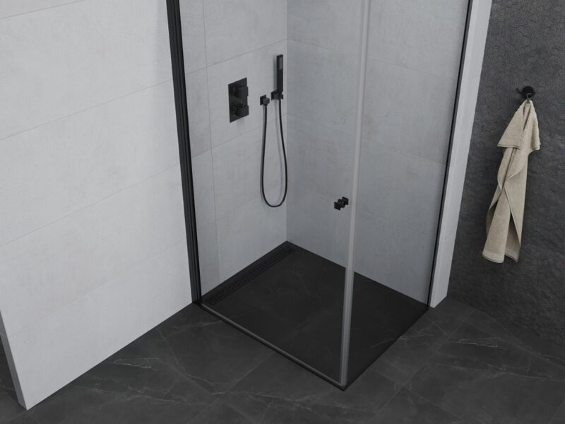 MEXEN/S - Pretória sprchovací kút 100x80, transparent, čierna 852-100-080-70-00 MEXEN/S - Pretória sprchovací kút 100x80, transparent, čierna 852-100-080-70-00