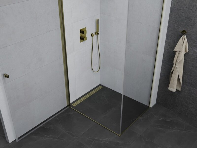 MEXEN/S - Pretória sprchovací kút 100x80, transparent, zlatá 852-100-080-50-00 MEXEN/S - Pretória sprchovací kút 100x80, transparent, zlatá 852-100-080-50-00