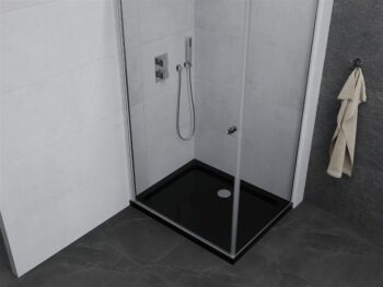 MEXEN/S - Pretória sprchovací kút 70x120, transparent, chróm + sprchová vanička vrátane sifónu 852-070-120-01-00-4070