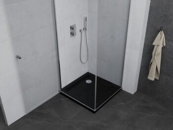 MEXEN/S - Pretória sprchovací kút 70x70, transparent, chróm + sprchová vanička vrátane sifónu 852-070-070-01-00-4070