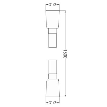 MEXEN/S - Uno DR33 sprchová zostava podomietková, chróm 71435DR33-00