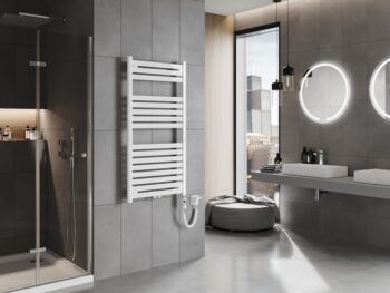 MEXEN/S - Urán radiátor + vykurovacia tyč 1200 x 600 mm, 600 W, biela W105-1200-600-2600-20