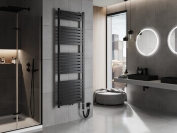 MEXEN/S - Urán radiátor + vykurovacia tyč 1800 x 600 mm, 900 W, čierna W105-1800-600-2900-70