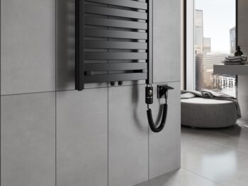 MEXEN/S - Urán radiátor + vykurovacia tyč 1800 x 600 mm, 900 W, čierna W105-1800-600-2900-70
