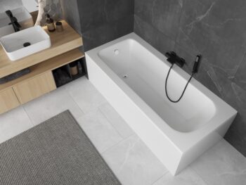 MEXEN/S - Vega klasická vaňa 120 x 70 cm s panelom biela 55011207000X