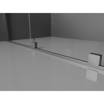 MEXEN/S - Velar Duo sprchovací kút, posuvné dvere 90 x 90, transparent, grafit metal 871-090-090-02-95