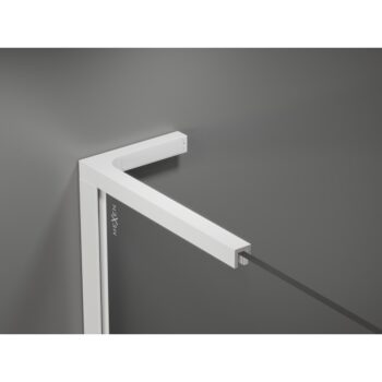 MEXEN/S - Velar L Sprchová zástena posuvná Walk-in 100 x 200, transparent 8 mm, biela 871-100-003-03-20