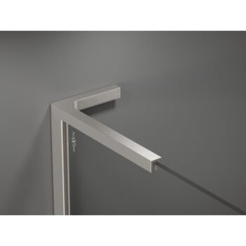 MEXEN/S - Velar L Sprchová zástena posuvná Walk-in 100 x 200, transparent 8 mm, nikel kartáčovaný 871-100-003-03-97