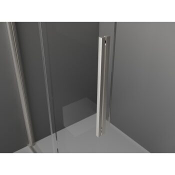 MEXEN/S - Velar L Sprchová zástena posuvná Walk-in 100 x 200, transparent 8 mm, nikel kartáčovaný 871-100-003-03-97