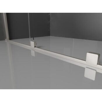 MEXEN/S - Velar L Sprchová zástena posuvná Walk-in 110 x 200, grafit 8 mm, nikel kartáčovaný 871-110-003-43-97