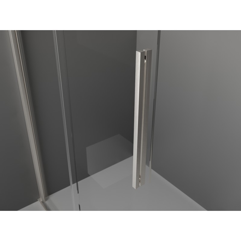 MEXEN/S - Velar L Sprchová zástena posuvná Walk-in 120 x 200, transparent 8 mm, nikel kartáčovaný 871-120-003-03-97 MEXEN/S - Velar L Sprchová zástena posuvná Walk-in 120 x 200, transparent 8 mm, nikel kartáčovaný 871-120-003-03-97
