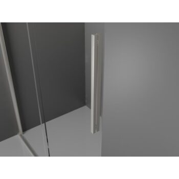 MEXEN/S - Velar L posuvné sprchové dvere 120, transparent, nikel kartáčovaný 871-120-003-01-97