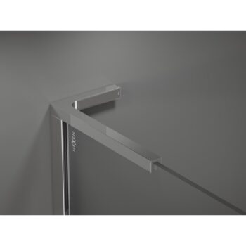 MEXEN/S - Velar L sprchovací kút, posuvné dvere 100 x 75, transparent, chróm 871-100-075-03-01