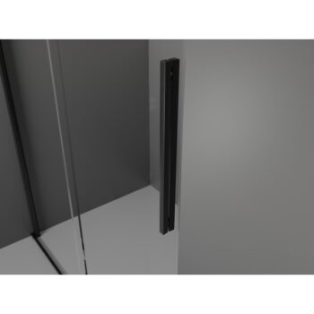 MEXEN/S - Velar L sprchovací kút, posuvné dvere 100 x 75, transparent, čierna 871-100-075-03-70