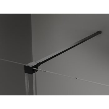 MEXEN/S - Velar Sprchová zástena posuvná Walk-in 70 x 200, grafit 8 mm, čierna 871-070-000-43-70