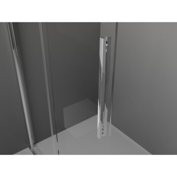 MEXEN/S - Velar Sprchová zástena posuvná Walk-in 75 x 200, dekor 8 mm, chróm 871-075-000-33-01