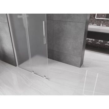 MEXEN/S - Velar Sprchová zástena posuvná Walk-in 75 x 200, dekor 8 mm, chróm 871-075-000-33-01