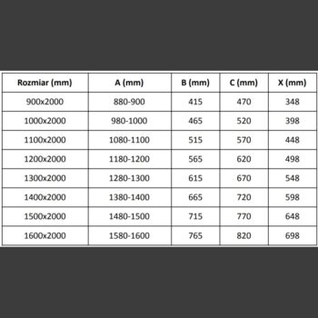 MEXEN/S - Velár posuvné sprchové dvere 130, dekor, biela 871-130-000-31-20