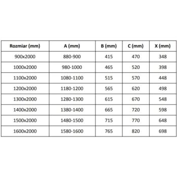 MEXEN/S - Velár posuvné sprchové dvere 130, dekor, čierna 871-130-000-31-70
