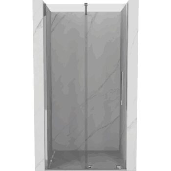 MEXEN/S - Velár posuvné sprchové dvere 80, transparent, chróm 871-080-000-01-01