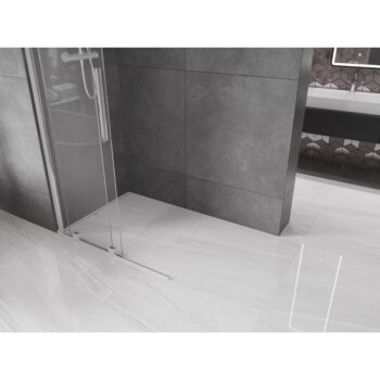 MEXEN/S - Velár posuvné sprchové dvere Walk-in 75, transparent, chróm 871-075-000-03-01