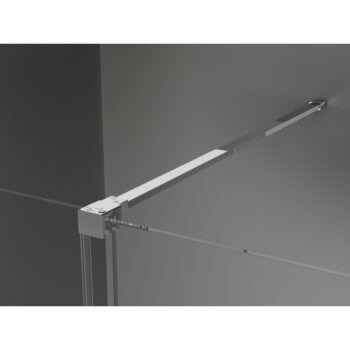 MEXEN/S - Velár posuvné sprchové dvere Walk-in 75, transparent, chróm 871-075-000-03-01