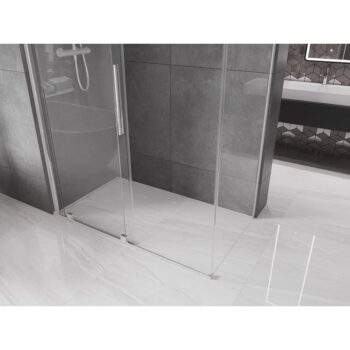 MEXEN/S - Velár sprchovací kút 160 x 80, transparent, chróm 871-160-080-01-01
