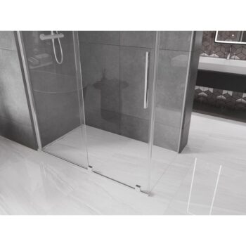 MEXEN/S - Velár sprchovací kút 160 x 80, transparent, chróm 871-160-080-01-01