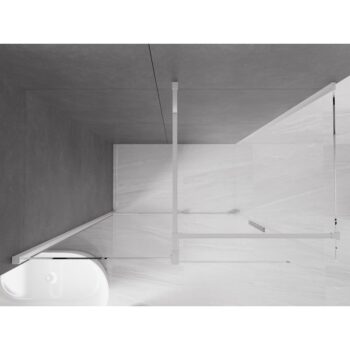 MEXEN/S - Velár sprchovací kút 160 x 85, transparent, chróm 871-160-085-01-01