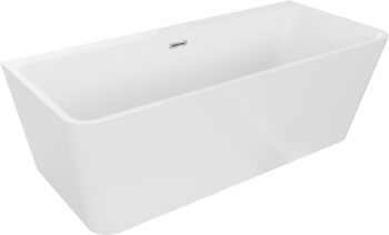 MEXEN/S - Volta vaňa voľne stojaca 170 x 75, biela, sifón a prepad chróm 51131707500-01