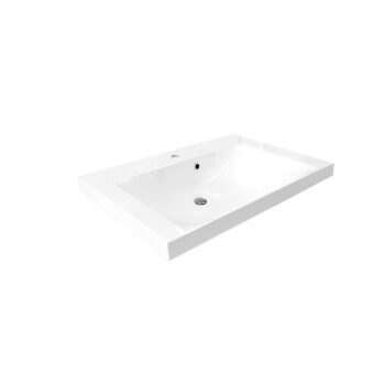 Mereo Aira, koupelnová skříňka s keramickým umyvadlem 61 cm, dub Halifax CN741M