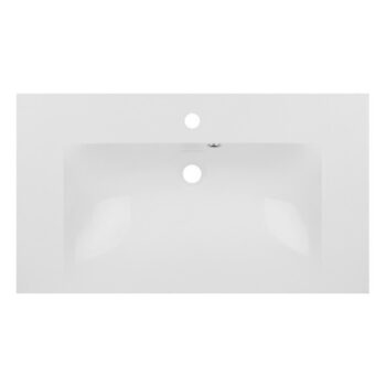 Mereo Aira, koupelnová skříňka s keramickým umyvadlem 61 cm, dub Halifax CN741M