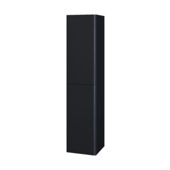 Mereo Siena, kúpeľňová skrinka 155 cm vysoká, L/P, čierna mat CN444LP