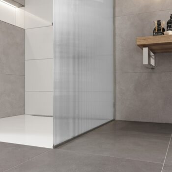 Mereo Sprchová stena WALK IN, Novea, 100x200 cm, chróm ALU, sklo Line CK10603HL