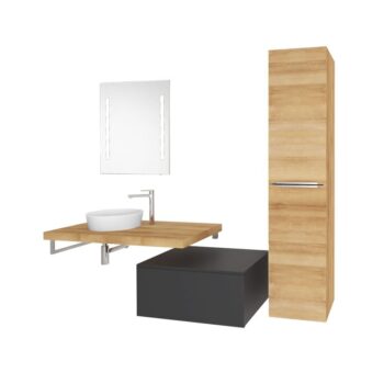 Mereo Umývadlo na dosku bez prepadu, 355x120 mm, okrúhle, keramické - pre zaslanie balíkom UC363612CP