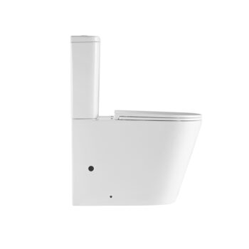Mereo WC kombi, vyvýšené, vario odpad, kapotované, Smart Flush RIMLESS, keramické, vr. sedátka VSD92T1