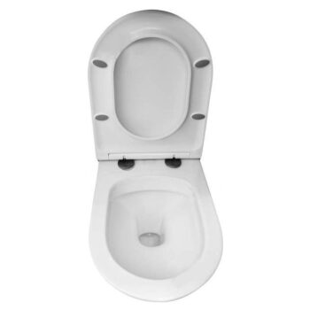 Mereo WC závesné, RIMLESS, 530x355x360, keramické, vr. sedátka CSS124 VSD81S2