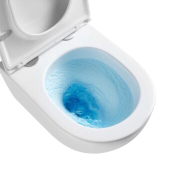 Mereo WC závesné kapotované, Smart Flush RIMLESS, 4490x370x360, keramické, vr. sedátka CSS123 VSD82T1