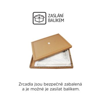 Mereo Zrkadlo 50x70 cm s osvetlením a odhmlievaním CN156