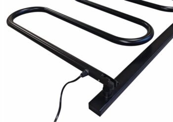 OLSEN SPA - Elektrický sušiak otočný - Farba - Čierna, Materiál - Komaxit, Rozmer radiátora - ES 3/V - 35 x 1165 x 435 mm, Výkon - 83 W OLBES3VOCER