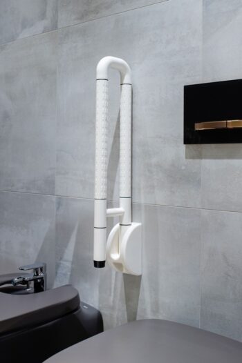 OLSEN SPA - Madlo pre invalidov, sklopné, 60 cm, biela farba KD02331416