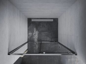 OLSEN SPA - Sprchové dvere do niky TREOS - FARBA rámu - Hliník leštený, Rozmer A - 110, Smer zatvárania - Univerzálny Ľavé / Pravé, Výplň - Číre bezpečnostné sklo - 6 mm OLBENW102711CC