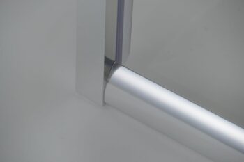 OLSEN SPA - Sprchové dvere do niky TREOS - FARBA rámu - Hliník leštený, Rozmer A - 120, Smer zatvárania - Univerzálny Ľavé / Pravé, Výplň - Číre bezpečnostné sklo - 6 mm OLBENW102712CC