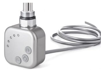 OLSEN SPA - Vykurovacia tyč BURG s termostatom - Farba vykurovacej tyče - Chróm - matný, Typ pripojenia - Rovný kábel, Výkon vykurovacej tyče - 600 W RDOHT2RK60003