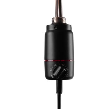 OLSEN SPA - Vykurovacia tyč PATRONA s termostatom - Farba vykurovacej tyče - Čierna matná, Výkon vykurovacej tyče - 900 W RADPST420
