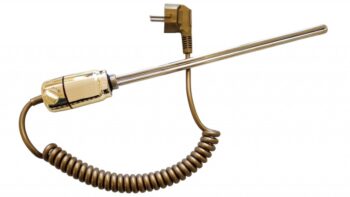 OLSEN SPA - Vykurovacia tyč PATRONA s termostatom - Farba vykurovacej tyče - Zlatá lesklá, Výkon vykurovacej tyče - 600 W RADPST3610
