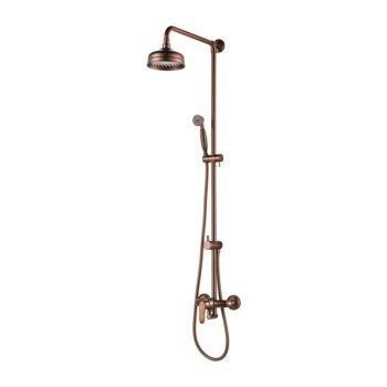 OMNIRES - ART DECO sprchový stĺp, meď kartáčovaná AD5144ORB