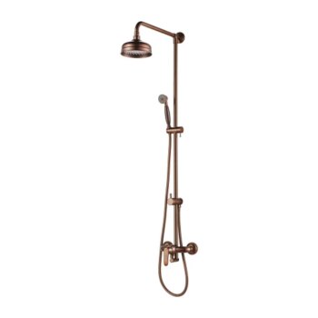 OMNIRES - ART DECO sprchový stĺp, meď kartáčovaná AD5144ORB
